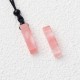 Rectangular Crystal Amethyst Green Aventurine Necklace