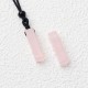 Rectangular Crystal Amethyst Green Aventurine Necklace