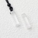 Rectangular Crystal Amethyst Green Aventurine Necklace