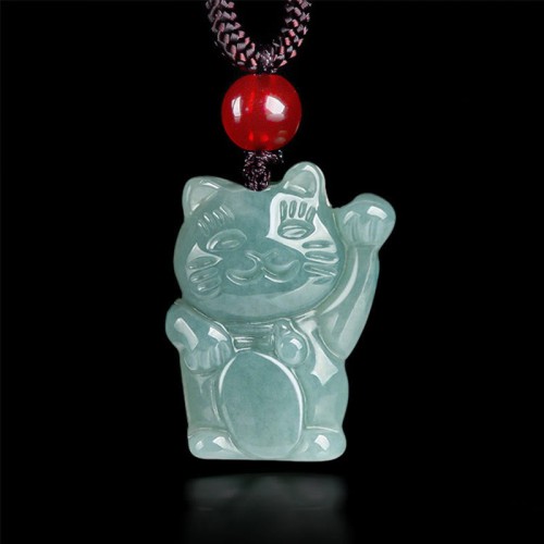 Lucky Cat Jade Abundance Pendant Lucky Cat Jade Abundance Pendant