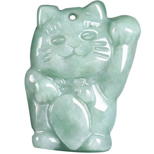 Lucky Cat Jade Abundance Pendant Lucky Cat Jade Abundance Pendant