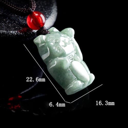 Lucky Cat Jade Abundance Pendant Lucky Cat Jade Abundance Pendant