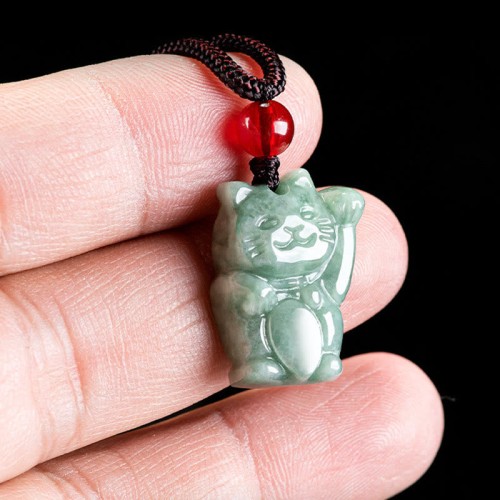 Lucky Cat Jade Abundance Pendant Lucky Cat Jade Abundance Pendant