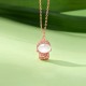 Sterling Silver Chalcedony Buddha Positive Necklace Pendant Sterling Silver Chalcedony Buddha Positive Necklace Pendant