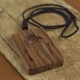 Green Sandalwood Buddha Symbol Positive Necklace Green Sandalwood Buddha Symbol Positive Necklace