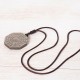 Silver Sheen Obsidian Bagua Yin Yang Protection Pendant Silver Sheen Obsidian Bagua Yin Yang Protection Pendant