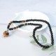 Black Obsidian Tiger Eye Strength Necklace Pendant Black Obsidian Tiger Eye Strength Necklace Pendant