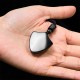 Black Obsidian Shield Yin Yang Strength Necklace Pendant Black Obsidian Shield Yin Yang Strength Necklace Pendant