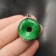 Cyan Jade Peace Buckle Healing Necklace Cyan Jade Peace Buckle Healing Necklace