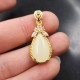 Hetian White Jade Water Drop Happiness Necklace Pendant Hetian White Jade Water Drop Happiness Necklace Pendant