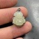 Hetian Jade Laughing Buddha Abundance Necklace Pendant