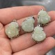 Hetian Jade Laughing Buddha Abundance Necklace Pendant