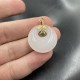Golden Silk Jade Peace Buckle Wealth Pendant Golden Silk Jade Peace Buckle Wealth Pendant