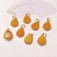 925 Silver Amber Mini Laughing Buddha Necklace 925 Silver Amber Mini Laughing Buddha Necklace