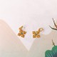 Mini 925 Silver Gold Plated Vajra Turquoise Wisdom Pendant