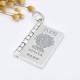 990 Silver Heart Sutra Mantra Peace Necklace 990 Silver Heart Sutra Mantra Peace Necklace