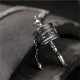 925 Silver Om Mani Padme Hum Rotatable Necklace