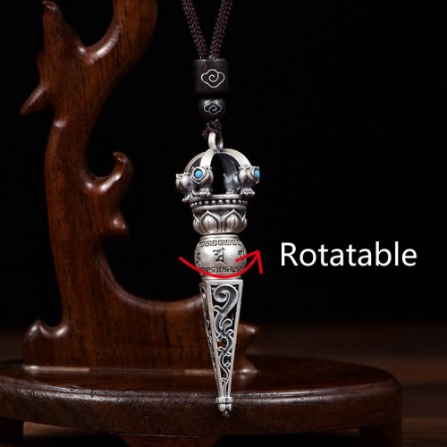 Tibetan Om Mani Padme Hum Wisdom Necklace Tibetan Om Mani Padme Hum Wisdom Necklace