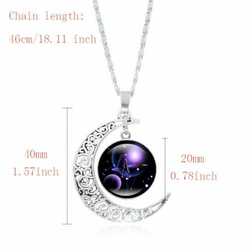 Zodiac Moon Protection Necklace Zodiac Moon Protection Necklace