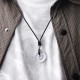 Lucky Coin Healing Crystal Gemstone Necklace