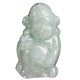 Jade God of Wealth Caishen Ingot Luck Pendant