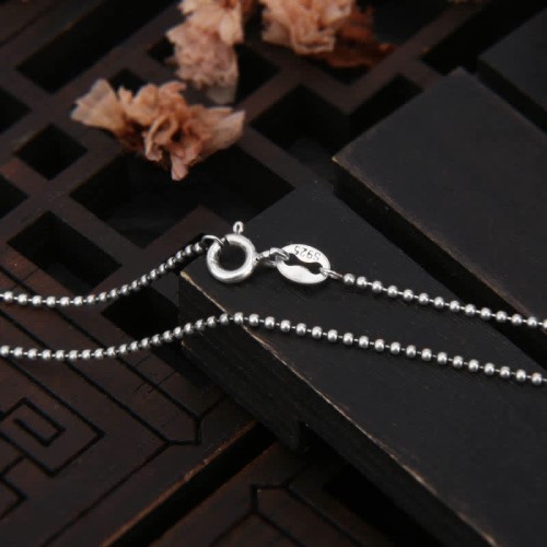 925 Silver Om Mani Padme Hum Rotatable Necklace