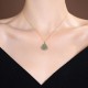 925 Sterling Silver Hetian Jade Cyan Jade Laughing Buddha Necklace Pendant 925 Sterling Silver Hetian Jade Cyan Jade Laughing Buddha Necklace Pendant