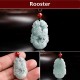 Natural Jade 12 Chinese Zodiac Success Necklace Pendant