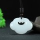Tianshan Jade Golden Silk Abundance Necklace Pendant
