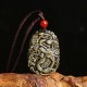 Gold Sheen Obsidian Dragon Success Necklace Gold Sheen Obsidian Dragon Success Necklace