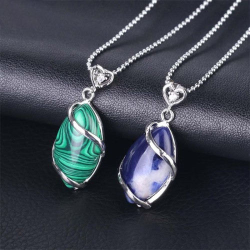 Marquise Crystal Stone Charm Necklace Pendant Marquise Crystal Stone Charm Necklace Pendant
