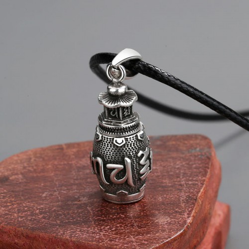Om Mani Padme Hum Copper Creativity Necklace Pendant