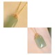 925 Sterling Silver Hetian Jade Cyan Jade Laughing Buddha Necklace Pendant 925 Sterling Silver Hetian Jade Cyan Jade Laughing Buddha Necklace Pendant