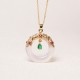 Green Chalcedony Peace Strength Necklace Green Chalcedony Peace Strength Necklace