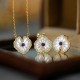 925 Silver Love Heart Tridacna Red Agate Necklace Set 925 Silver Love Heart Tridacna Red Agate Necklace Set