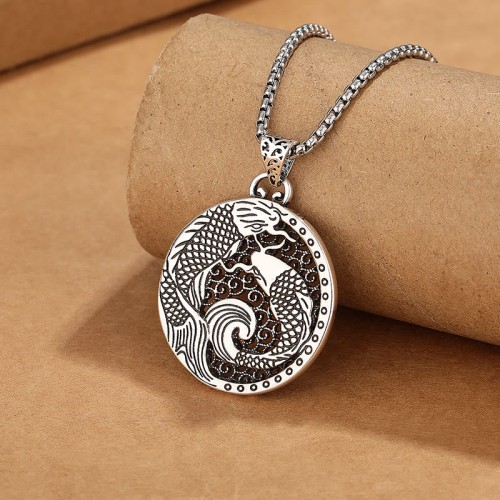 Tibetan Copper Koi Fish Healing Necklace Tibetan Copper Koi Fish Healing Necklace