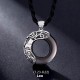Zodiac Ice Obsidian Blessing Round Necklace Zodiac Ice Obsidian Blessing Round Necklace