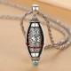Tibetan Om Mani Padme Hum Rotatable Necklace Pendant