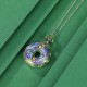 Sterling Silver Koi Fish Copper Coin Luck Necklace Pendant Sterling Silver Koi Fish Copper Coin Luck Necklace Pendant