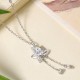 925 Silver Lotus Zircon Enlightenment Necklace 925 Silver Lotus Zircon Enlightenment Necklace
