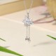 925 Silver Lotus Zircon Enlightenment Necklace 925 Silver Lotus Zircon Enlightenment Necklace