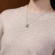 White Jade Pearl Flower Blessing Necklace Set White Jade Pearl Flower Blessing Necklace Set