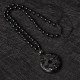 Black Obsidian Dragon Phoenix Luck Necklace