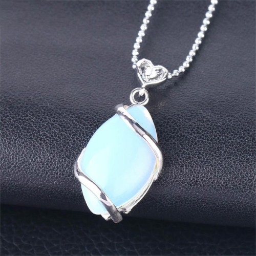 Marquise Crystal Stone Charm Necklace Pendant Marquise Crystal Stone Charm Necklace Pendant