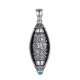 Tibetan Om Mani Padme Hum Rotatable Necklace Pendant