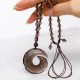 Black Obsidian Strength Necklace Pendant