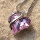 Love Heart Birthstone Healing Energy Necklace Love Heart Birthstone Healing Energy Necklace