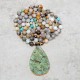 Ocean Picasso Jasper Beaded Healing Necklace