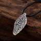 Tibetan 925 Silver Om Mani Padme Hum Necklace Pendant Tibetan 925 Silver Om Mani Padme Hum Necklace Pendant