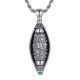 Tibetan Om Mani Padme Hum Rotatable Necklace Pendant